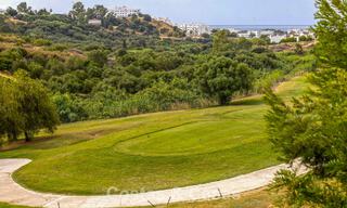 Move-in ready townhouses with mediterranean architecture for sale directly on the golf course in Estepona 806930 