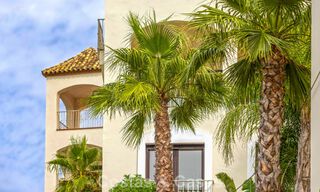 Move-in ready townhouses with mediterranean architecture for sale directly on the golf course in Estepona 806934 