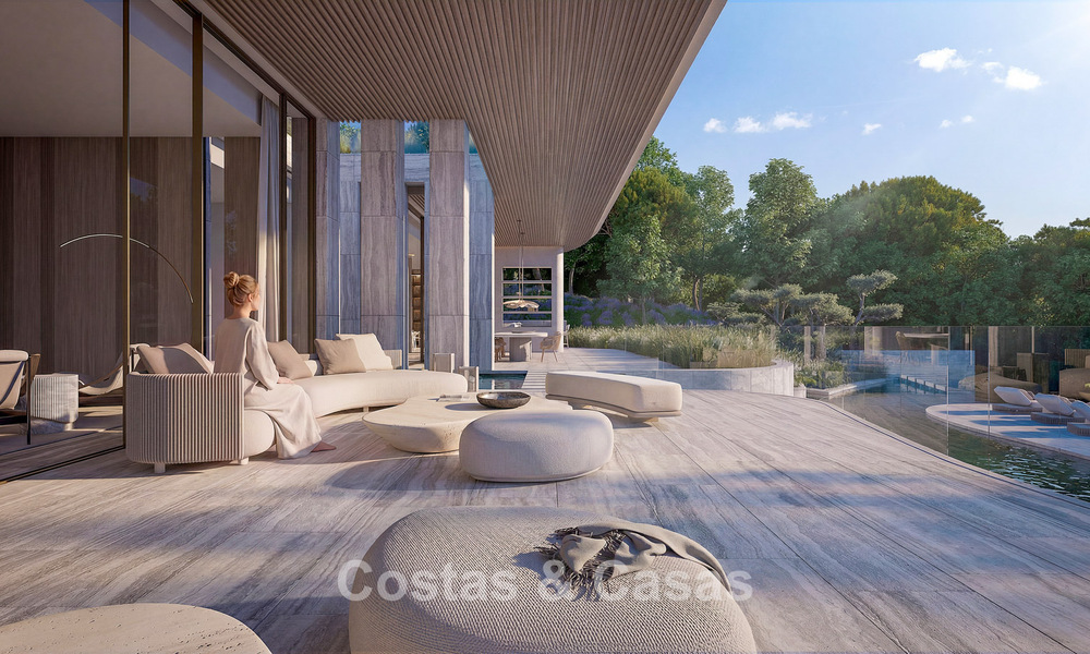 Cutting-edge designer villa with breathtaking golf and sea views for sale in La Reserva, Sotogrande 806936
