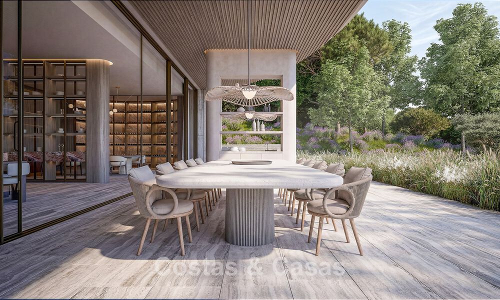 Cutting-edge designer villa with breathtaking golf and sea views for sale in La Reserva, Sotogrande 806938