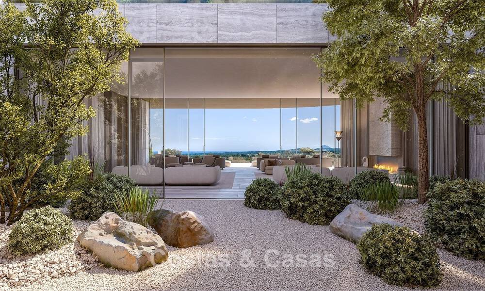 Cutting-edge designer villa with breathtaking golf and sea views for sale in La Reserva, Sotogrande 806946