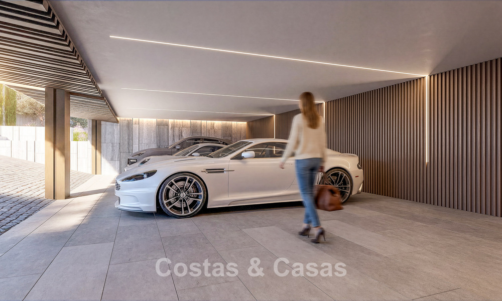 Cutting-edge designer villa with breathtaking golf and sea views for sale in La Reserva, Sotogrande 806956