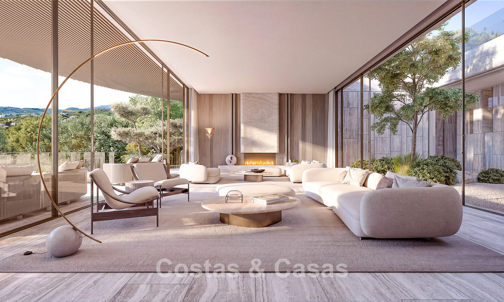 Cutting-edge designer villa with breathtaking golf and sea views for sale in La Reserva, Sotogrande 806961