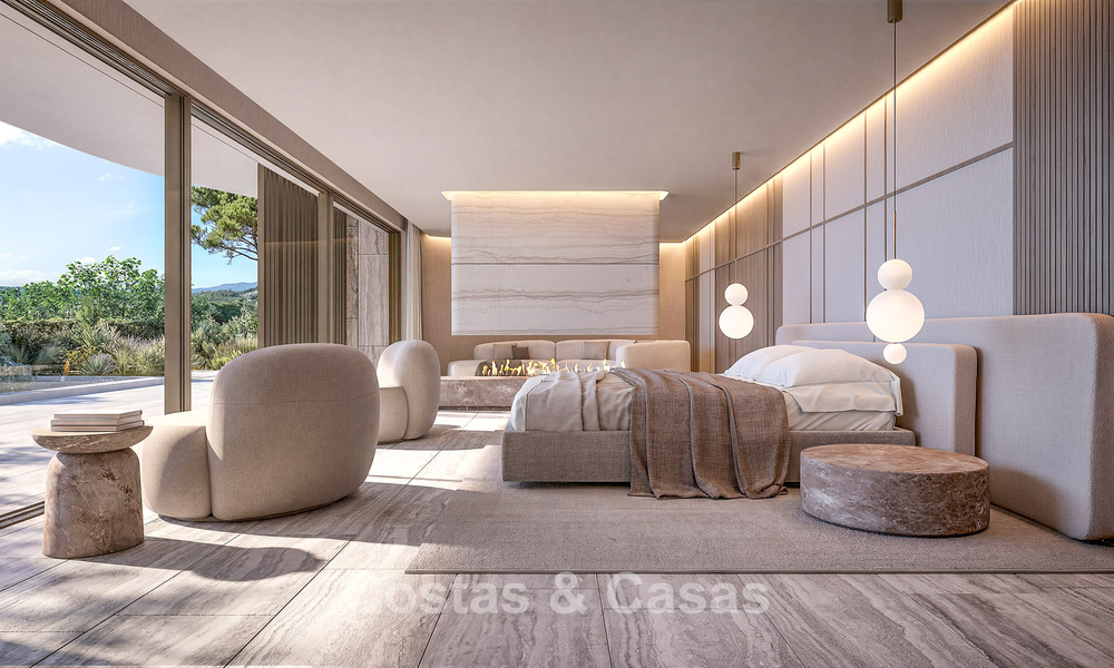 Cutting-edge designer villa with breathtaking golf and sea views for sale in La Reserva, Sotogrande 806965