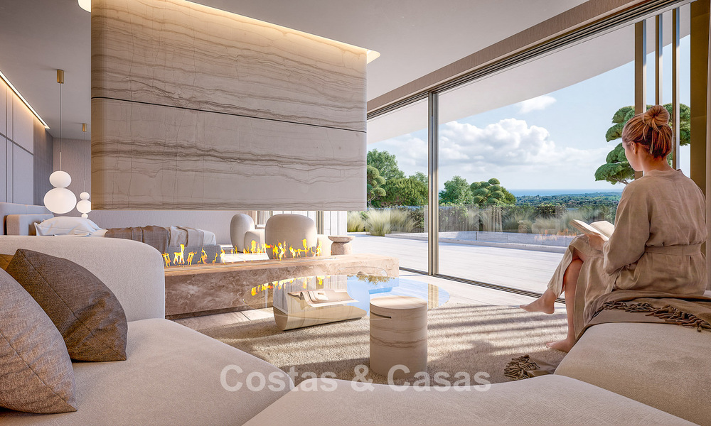 Cutting-edge designer villa with breathtaking golf and sea views for sale in La Reserva, Sotogrande 806966
