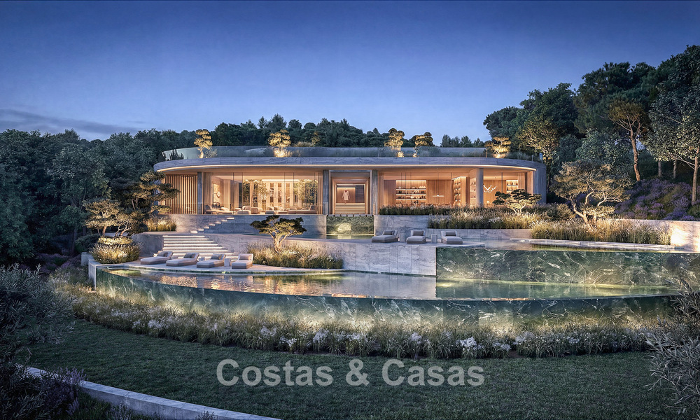 Cutting-edge designer villa with breathtaking golf and sea views for sale in La Reserva, Sotogrande 806971