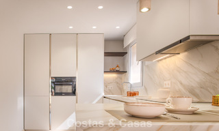 Contemporary renovated, luxury duplex penthouse with large terraces for sale in the heart of Nueva Andalucía’s Golf Valley, Marbella 807008 