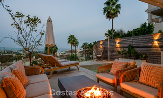 Stylishly renovated corner apartment with panoramic views for sale in Nueva Andalucía, Marbella 807106 