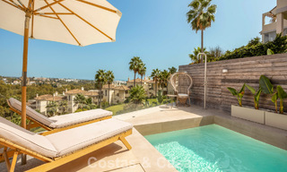 Stylishly renovated corner apartment with panoramic views for sale in Nueva Andalucía, Marbella 807130 