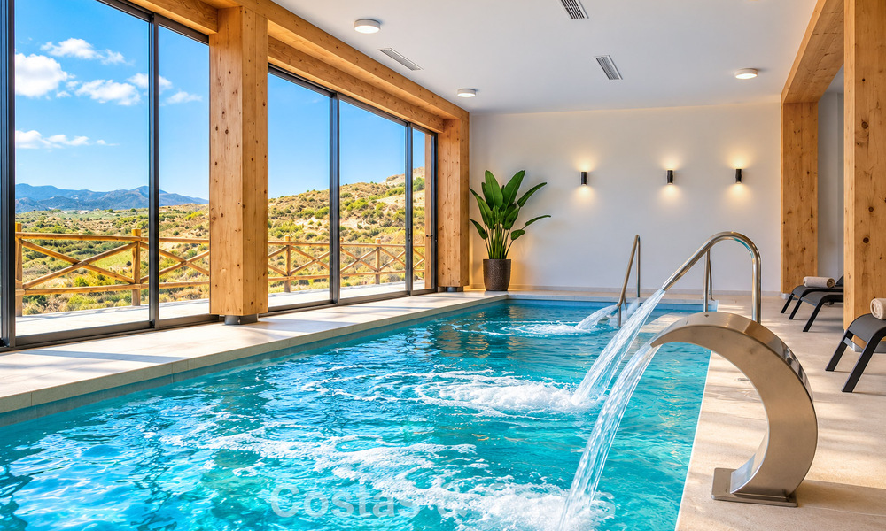 Contemporary, luxury, duplex penthouse for sale in a mediterranean-style resort complex in El Paraiso, Marbella - Benahavís 807303