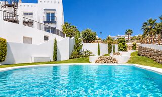 Contemporary, luxury, duplex penthouse for sale in a mediterranean-style resort complex in El Paraiso, Marbella - Benahavís 807305 