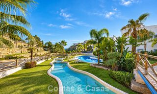 Contemporary, luxury, duplex penthouse for sale in a mediterranean-style resort complex in El Paraiso, Marbella - Benahavís 807306 