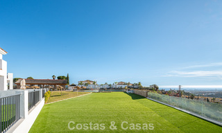 Contemporary, luxury, duplex penthouse for sale in a mediterranean-style resort complex in El Paraiso, Marbella - Benahavís 807309 