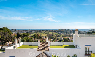 Contemporary, luxury, duplex penthouse for sale in a mediterranean-style resort complex in El Paraiso, Marbella - Benahavís 807316 