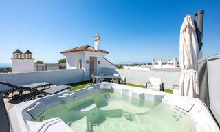 Contemporary, luxury, duplex penthouse for sale in a mediterranean-style resort complex in El Paraiso, Marbella - Benahavís 807320 