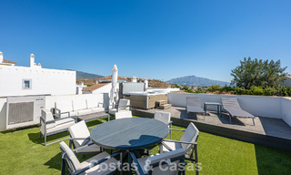 Contemporary, luxury, duplex penthouse for sale in a mediterranean-style resort complex in El Paraiso, Marbella - Benahavís 807323 