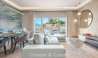 Contemporary, luxury, duplex penthouse for sale in a mediterranean-style resort complex in El Paraiso, Marbella - Benahavís 807339 