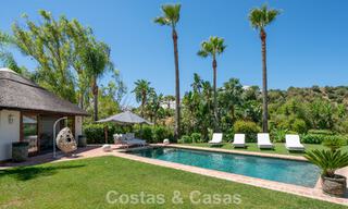 Charming, spacious mediterranean family villa for sale on the New Golden Mile between Marbella and Estepona 807242 
