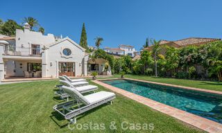 Charming, spacious mediterranean family villa for sale on the New Golden Mile between Marbella and Estepona 807289 