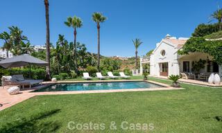 Charming, spacious mediterranean family villa for sale on the New Golden Mile between Marbella and Estepona 807296 