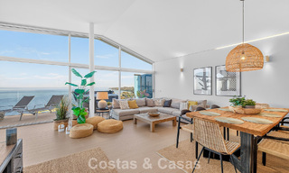 Exclusive corner penthouse with panoramic sea views for sale in El Higueron Resort, Benalmádena, Costa del Sol 807386 