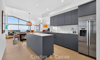 Exclusive corner penthouse with panoramic sea views for sale in El Higueron Resort, Benalmádena, Costa del Sol 807391 