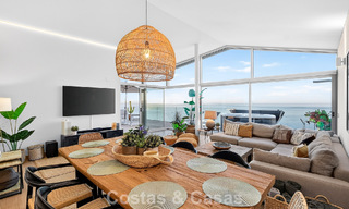 Exclusive corner penthouse with panoramic sea views for sale in El Higueron Resort, Benalmádena, Costa del Sol 807396 