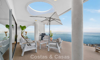 Exclusive corner penthouse with panoramic sea views for sale in El Higueron Resort, Benalmádena, Costa del Sol 807398 