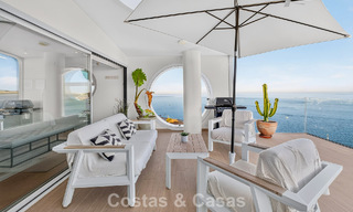 Exclusive corner penthouse with panoramic sea views for sale in El Higueron Resort, Benalmádena, Costa del Sol 807399 