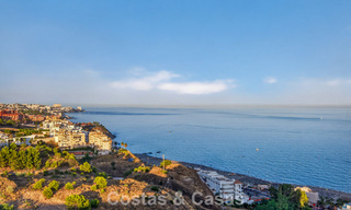 Exclusive corner penthouse with panoramic sea views for sale in El Higueron Resort, Benalmádena, Costa del Sol 807402 