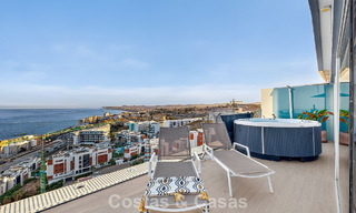 Exclusive corner penthouse with panoramic sea views for sale in El Higueron Resort, Benalmádena, Costa del Sol 807404 