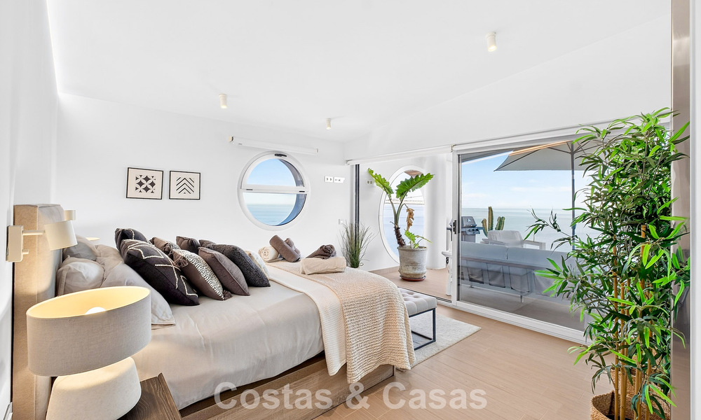 Exclusive corner penthouse with panoramic sea views for sale in El Higueron Resort, Benalmádena, Costa del Sol 807407