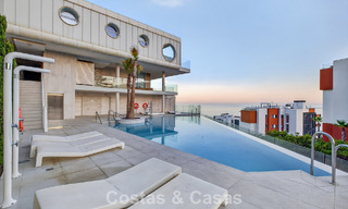 Exclusive corner penthouse with panoramic sea views for sale in El Higueron Resort, Benalmádena, Costa del Sol 807416 