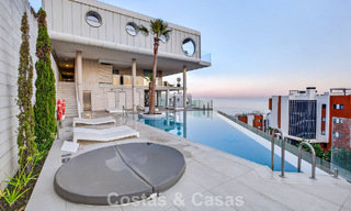 Exclusive corner penthouse with panoramic sea views for sale in El Higueron Resort, Benalmádena, Costa del Sol 807418 