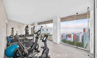 Exclusive corner penthouse with panoramic sea views for sale in El Higueron Resort, Benalmádena, Costa del Sol 807419 