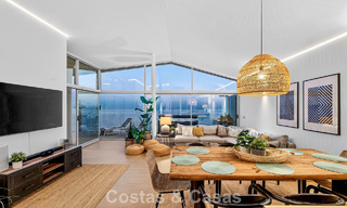 Exclusive corner penthouse with panoramic sea views for sale in El Higueron Resort, Benalmádena, Costa del Sol 807421 