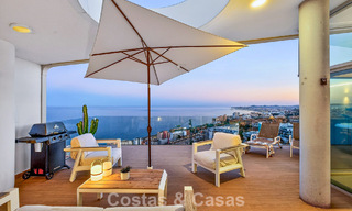 Exclusive corner penthouse with panoramic sea views for sale in El Higueron Resort, Benalmádena, Costa del Sol 807426 
