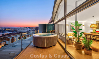 Exclusive corner penthouse with panoramic sea views for sale in El Higueron Resort, Benalmádena, Costa del Sol 807431 