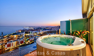 Exclusive corner penthouse with panoramic sea views for sale in El Higueron Resort, Benalmádena, Costa del Sol 807432 
