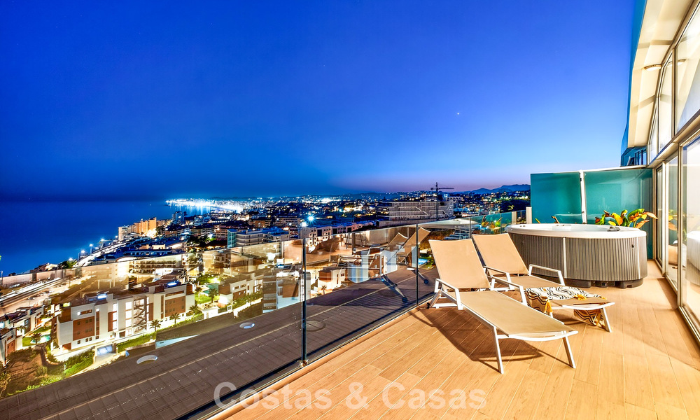 Exclusive corner penthouse with panoramic sea views for sale in El Higueron Resort, Benalmádena, Costa del Sol 807435