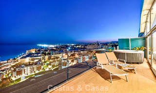 Exclusive corner penthouse with panoramic sea views for sale in El Higueron Resort, Benalmádena, Costa del Sol 807435 