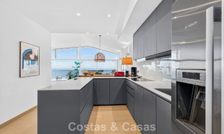 Exclusive corner penthouse with panoramic sea views for sale in El Higueron Resort, Benalmádena, Costa del Sol 807437 