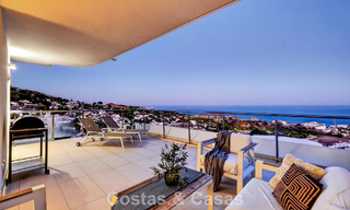 Stylish, top-floor, corner apartment with breathtaking sea views for sale in El Higuerón, Fuengirola, Costa del Sol 807537 