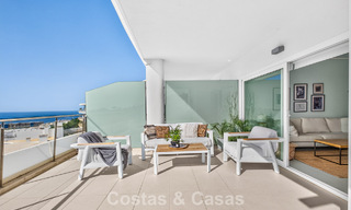 Stylish, top-floor, corner apartment with breathtaking sea views for sale in El Higuerón, Fuengirola, Costa del Sol 807549 