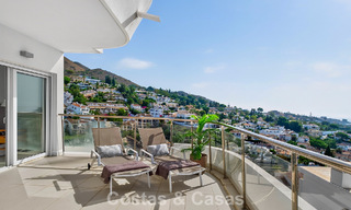 Stylish, top-floor, corner apartment with breathtaking sea views for sale in El Higuerón, Fuengirola, Costa del Sol 807552 
