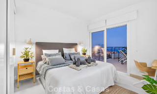 Stylish, top-floor, corner apartment with breathtaking sea views for sale in El Higuerón, Fuengirola, Costa del Sol 807553 