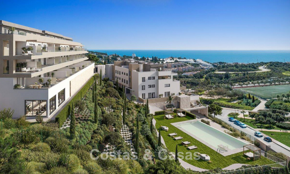New luxury apartments with stunning sea views for sale in La Cala de Mijas, Costa del Sol 807583