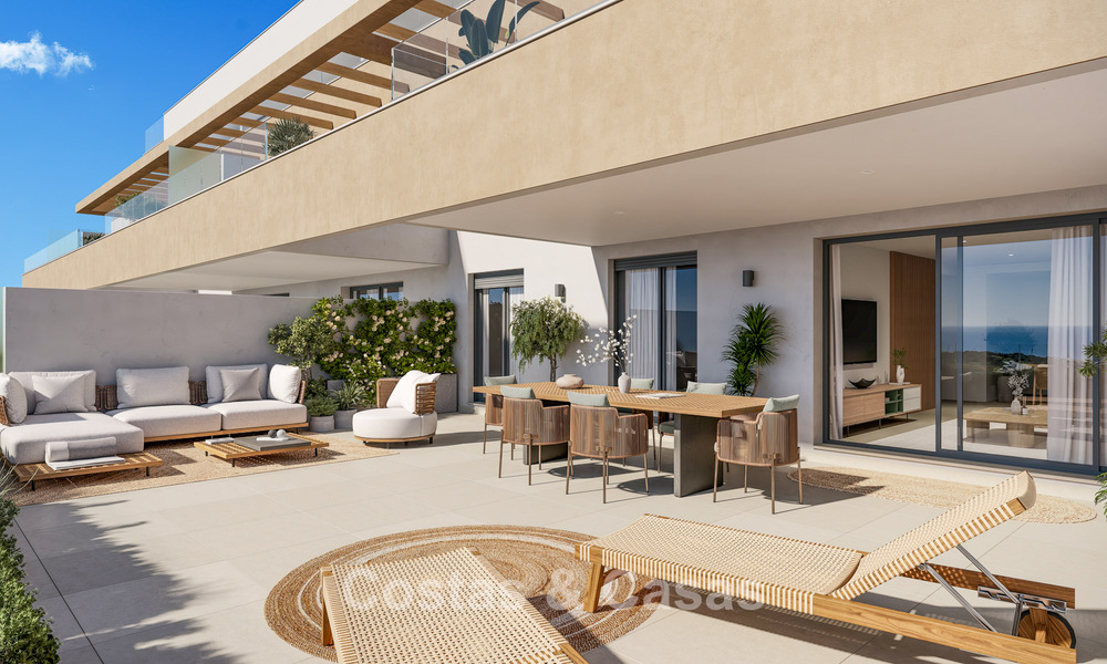 New luxury apartments with stunning sea views for sale in La Cala de Mijas, Costa del Sol 807590