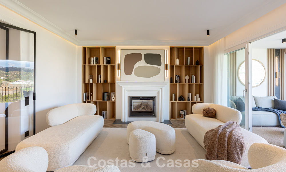 Modernized semi-detached house with panoramic views for sale in the hills of Marbella - Benahavís 807614