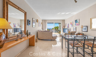Stunning penthouse with renovation potential for sale with golf and sea views in La Quinta, Marbella - Benahavís 807665 